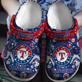 Texas Rangers Mlb Sport Crocs Crocband Clogs Shoes | Favorety