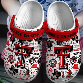 Texas Tech Red Raiders Ncaa Sport Crocs Crocband Clogs Shoes | Favorety