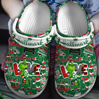 The Grinch Movie Crocs Crocband Clogs Shoes - Monsterry