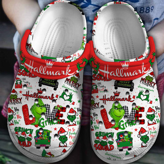 The Grinch Movie Crocs Crocband Clogs Shoes - Monsterry