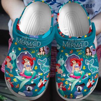 The Little Mermaid Cartoon Movie Crocs Crocband Clogs Shoes - Monsterry AU