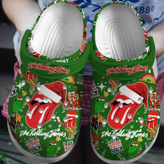 The Rolling Stones Music Crocs Crocband Clogs Shoes | Favorety