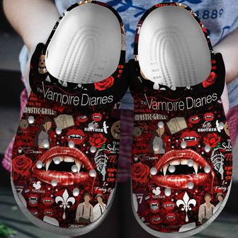 The Vampire Diaries Tv Series Crocs Crocband Clogs Shoes | Favorety AU