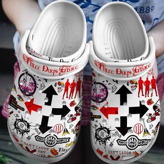 Three Days Grace Music Crocs Crocband Clogs Shoes | Favorety AU