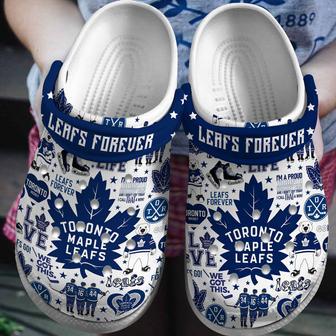 Toronto Maple Leafs Nhl Sport Crocs Crocband Clogs Shoes | Favorety AU