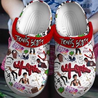 Travis Scott Music Crocs Crocband Clogs Shoes | Favorety