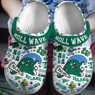 Tulane Green Wave Ncaa Sport Crocs Crocband Clogs Shoes | Favorety UK