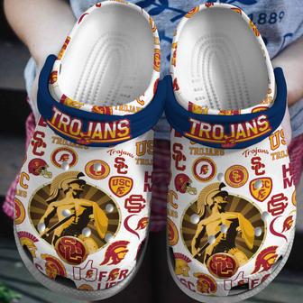 Usc Trojans Ncaa Sport Crocs Crocband Clogs Shoes | Favorety