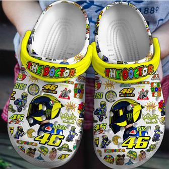 Valentino Rossi Motogp Sport Crocs Crocband Clogs Shoes | Favorety