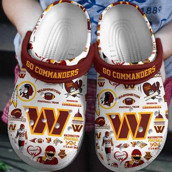 Washington Cammanders Nfl Sport Crocs Crocband Clogs Shoes | Favorety DE