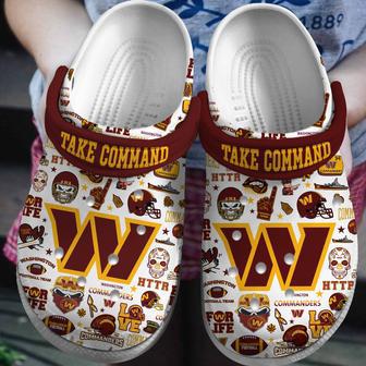 Washington Commanders Nfl Sport Crocs Crocband Clogs Shoes | Favorety AU