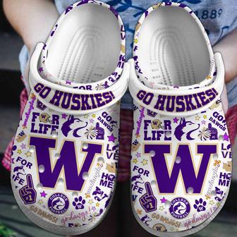 Washington Huskies Ncaa Sport Crocs Crocband Clogs Shoes | Favorety CA