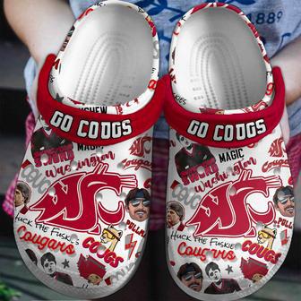 Washington State Cougars Ncaa Sport Crocs Crocband Clogs Shoes | Favorety CA