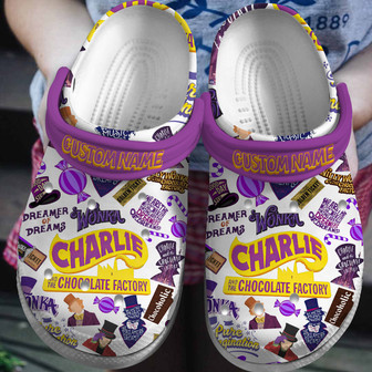 Wonka Movie Crocs Crocband Clogs Shoes - Monsterry