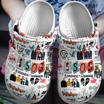 5 Seconds Of Summer Music Crocs Crocband Clogs Shoes | Favorety AU