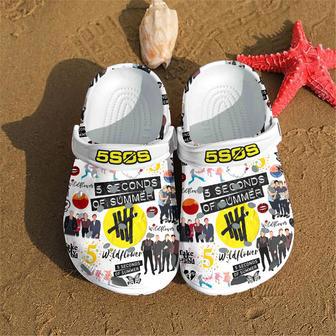 5 Seconds Of Summer Music Crocs Crocband Clogs Shoes | Favorety