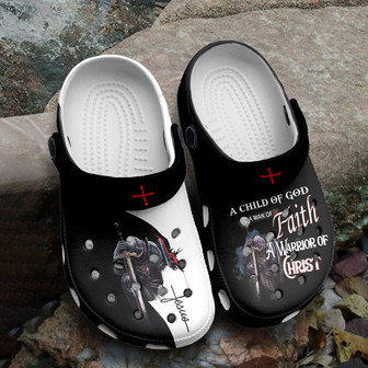 A Child Of God Clog Clogband Clogs Shoes Jesus Portrait Clogs Son Of God Gifts Religious - Monsterry