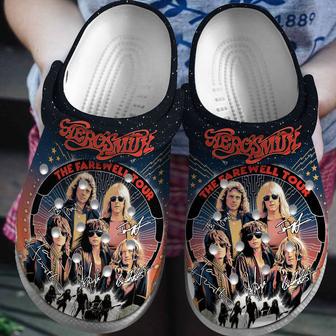 Aerosmith Music Crocs Crocband Clogs Shoes | Favorety