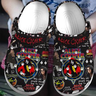 Alice Cooper Music Crocs Crocband Clogs Shoes | Favorety