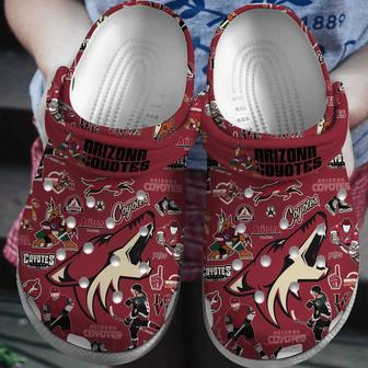 Arizona Coyotes Nhl Sport Crocs Crocband Clogs Shoes | Favorety CA