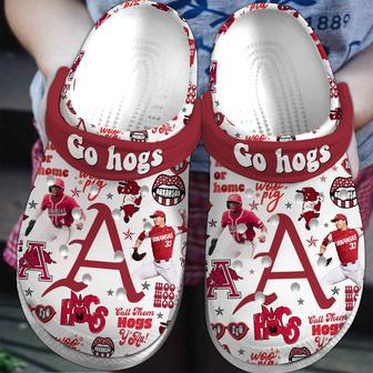 Arkansas Razorbacks Ncaa Sport Crocs Crocband Clogs Shoes | Favorety