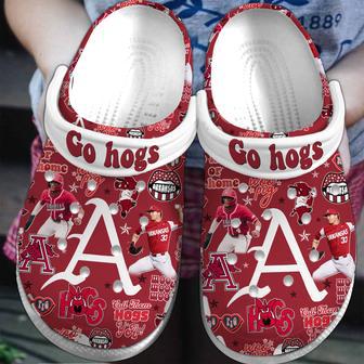 Arkansas Razorbacks Ncaa Sport Crocs Crocband Clogs Shoes | Favorety CA