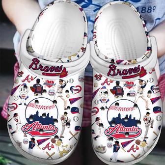 Atlanta Braves Mlb Sport Crocs Crocband Clogs Shoes | Favorety UK