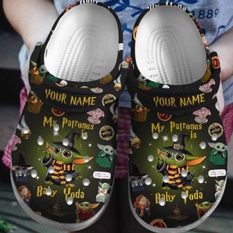 Baby Yoda And Harry Potter Movie Crocs Crocband Clogs Shoes | Favorety