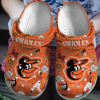 Baltimore Orioles Mlb Sport Crocs Crocband Clogs Shoes | Favorety