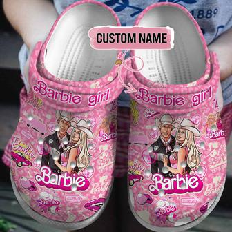 Barbie Movie Cartoon Crocs Crocband Clogs Shoes - Monsterry