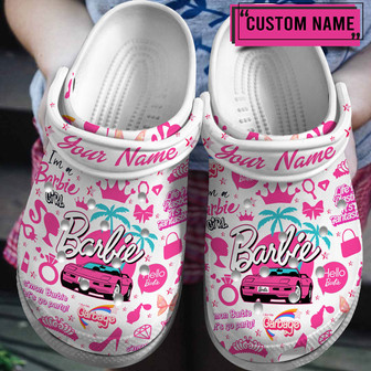 Barbie Movie Crocs Crocband Clogs Shoes - Monsterry