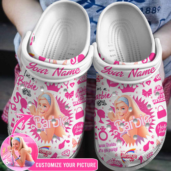 Barbie Personalized Movie Clog Clogband Clogs Shoes - Monsterry