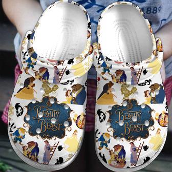 Beauty And The Beast Cartoon Movie Crocs Crocband Clogs Shoes | Favorety AU