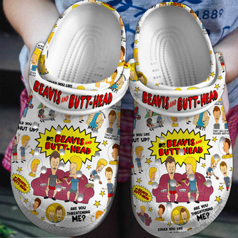 Beavis And Butt Head Tv Series Crocs Crocband Clogs Shoes - Monsterry