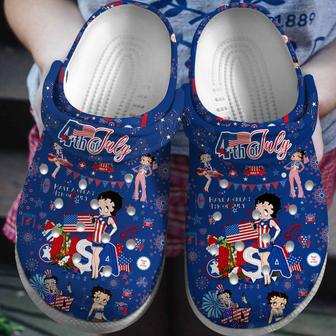 Betty Boop Cartoon Crocs Crocband Clogs Shoes | Favorety