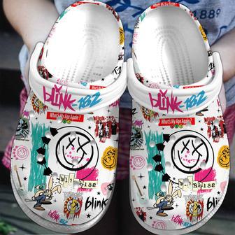 Blink 182 Music Crocs Crocband Clogs Shoes | Favorety