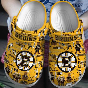 Boston Bruins Nhl Sport Crocs Crocband Clogs Shoes | Favorety