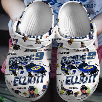 Chase Elliott Nascar Sport Crocs Crocband Clogs Shoes | Favorety