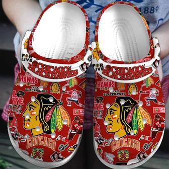 Chicago Blackhawks Nhl Sport Crocs Crocband Clogs Shoes | Favorety AU