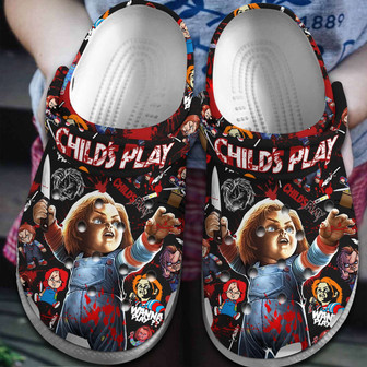 Child's Play Movie Halloween Crocs Crocband Clogs Shoes - Monsterry