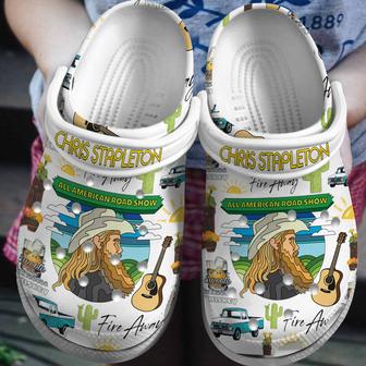 Chris Stapleton Music Crocs Crocband Clogs Shoes - Monsterry DE