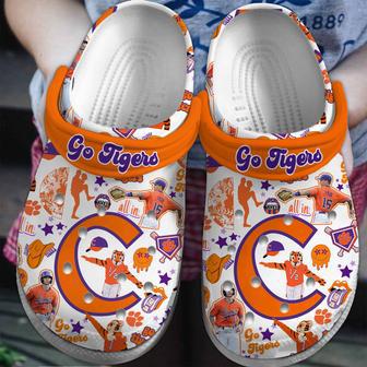 Clemson Tigers Ncaa Sport Crocs Crocband Clogs Shoes | Favorety AU