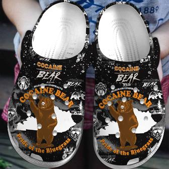Cocaine Bear Movie Crocs Crocband Clogs Shoes - Monsterry UK