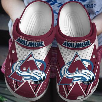 Colorado Avalanche Nhl Sport Crocs Crocband Clogs Shoes | Favorety CA