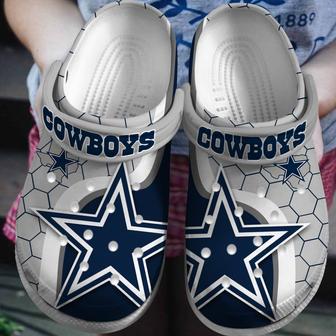 Dallas Cowboys Nfl Sport Crocs Crocband Clogs Shoes | Favorety