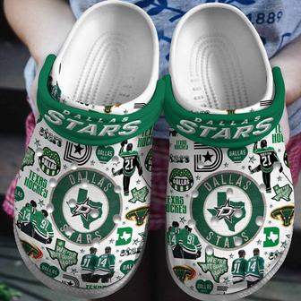 Dallas Stars Nhl Sport Crocs Crocband Clogs Shoes | Favorety DE