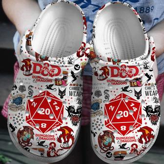 Dungeons And Dragons Movie Game Crocs Crocband Clogs Shoes - Monsterry CA