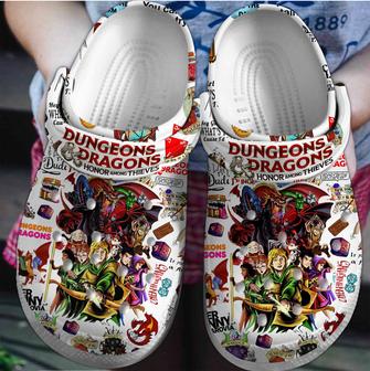 Dungeons And Dragons Movie Game Crocs Crocband Clogs Shoes - Monsterry CA