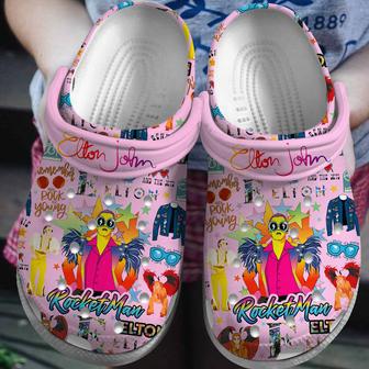 Elton John Music Crocs Crocband Clogs Shoes | Favorety AU