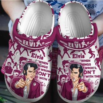 Elvis Presley Music Crocs Crocband Clogs Shoes | Favorety